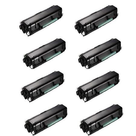 999inks Compatible Eight Pack Dell 593-11055 Black Laser Toner Cartridges