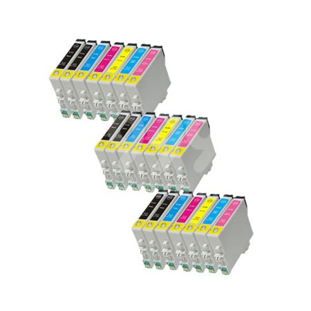 999inks Compatible Multipack Epson T5591/96 3 Full Sets + 3 FREE Black Inkjet Printer Cartridges