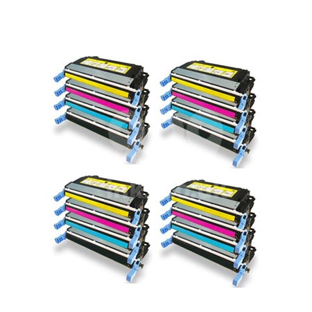 999inks Compatible Multipack HP 643A 4 Full Sets Laser Toner Cartridges