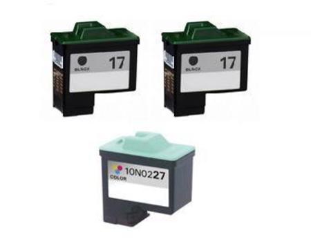 999inks Compatible Multipack Lexmark 17/27 1 Full Set + 1 Extra Black Inkjet Printer Cartridges