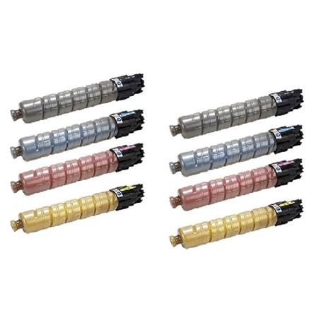 999inks Compatible Multipack Ricoh 841925/28 2 Full Sets Laser Toner Cartridges