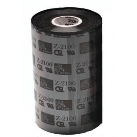Zebra 02100BK22045 Original Wax Printer Ribbon 2100 (220mm x 450m)