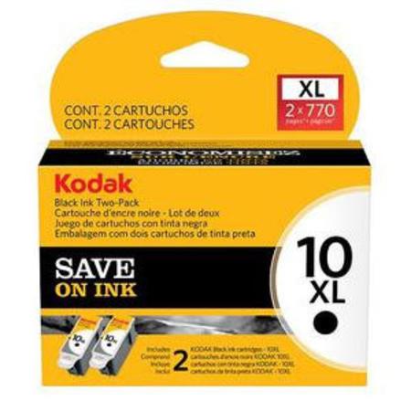 Kodak No. 10XL Black Original High Capacity Ink Cartridge - Twin Pack
