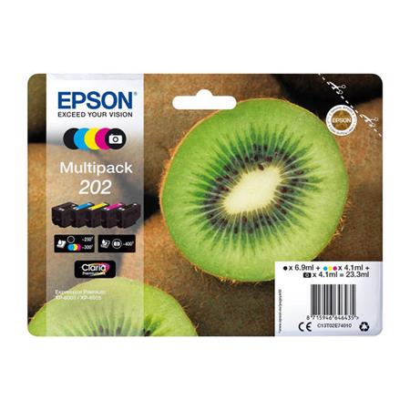 Epson 202 (T02E74010) Original Claria Premium Standard Capacity Multipack (Kiwi)