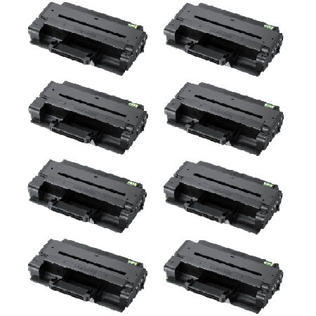 999inks Compatible Eight Pack Samsung MLT-D205S Black Laser Toner Cartridges