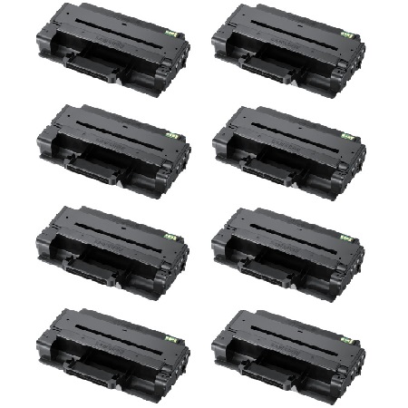 999inks Compatible Eight Pack Samsung MLT-D205S Black Laser Toner Cartridges