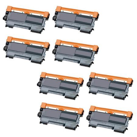 999inks Compatible Eight Pack Brother TN2010 Black Laser Toner Cartridges