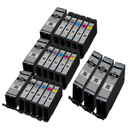 999inks Compatible Multipack Canon PGI-580PGBKXXL and CLI-581BK/C/M/Y/PB (XXL) 3 Full Sets + 3 FREE Black Inkjet Printer Cartridges