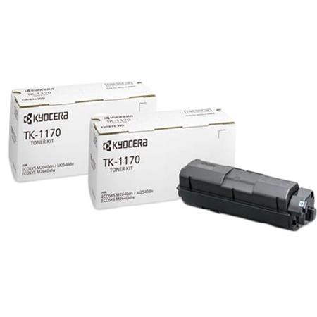 Kyocera TK-1170 Black Original Laser Toner Cartridge Twin Pack