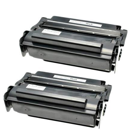 999inks Compatible Twin Pack Lexmark 12A3715 Black Laser Toner Cartridges
