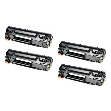 999inks Compatible Quad Pack HP 44A Standard Capacity Laser Toner Cartridges