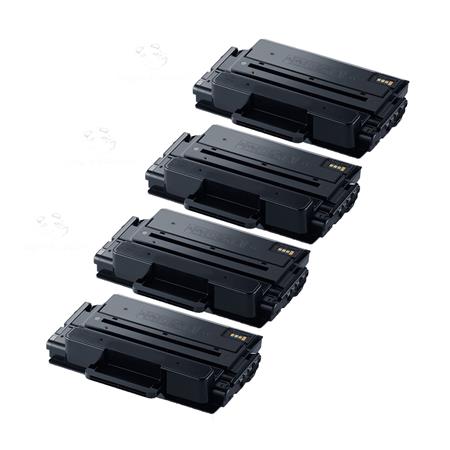 999inks Compatible Quad Pack Samsung MLT-D203L Black Laser Toner Cartridges