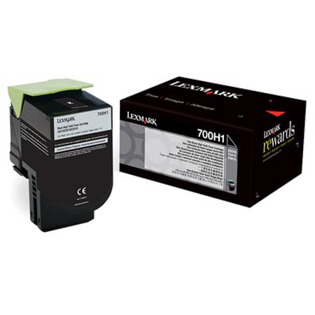 Lexmark 700H1 Original Black High Capacity Toner Cartridge (70C0H10)