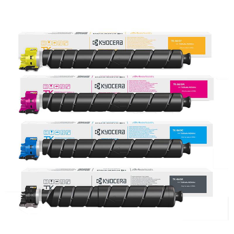 Kyocera TK-8615K Full Set Original High Capacity Laser Toner Cartridges