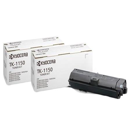 Kyocera TK-1150 Black Original Laser Toner Cartridge Twin Pack