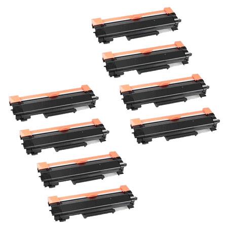 999inks Compatible Eight Pack Brother TN2220XL Black Extra High Capacity Toner Cartridges