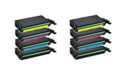 999inks Compatible Multipack Samsung CLT-K/C/M/Y6092S 2 Full Sets Laser Toner Cartridges