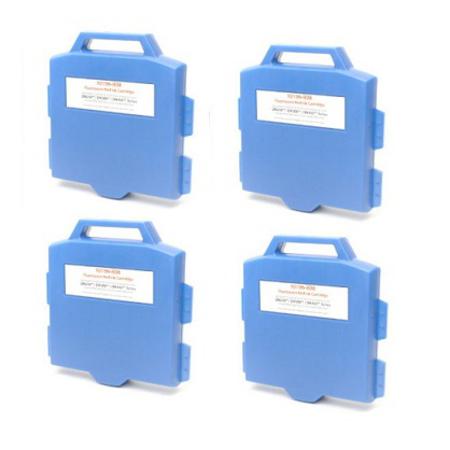 999inks Compatible Quad Pack Pitney Bowes 765-E Blue Inkjet Printer Cartridges