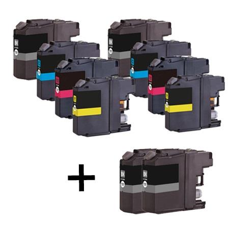999inks Compatible Multipack Brother LC123 2 Full Sets + 2 FREE Black Set Inkjet Printer Cartridges