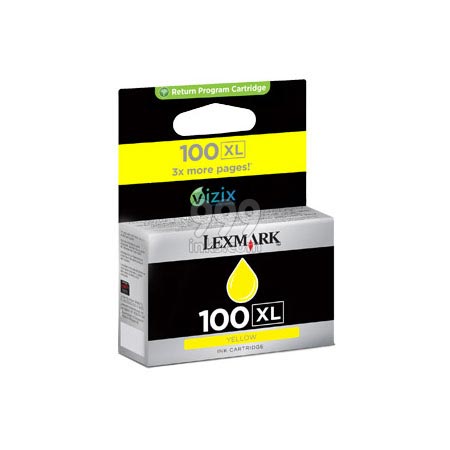 Lexmark No.100XL Yellow Original High Yield Return Program Ink Cartridge
