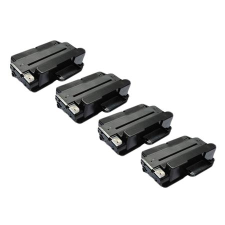 999inks Compatible Quad Pack Xerox 106R02313 Black Extra High Capacity Laser Toner Cartridges