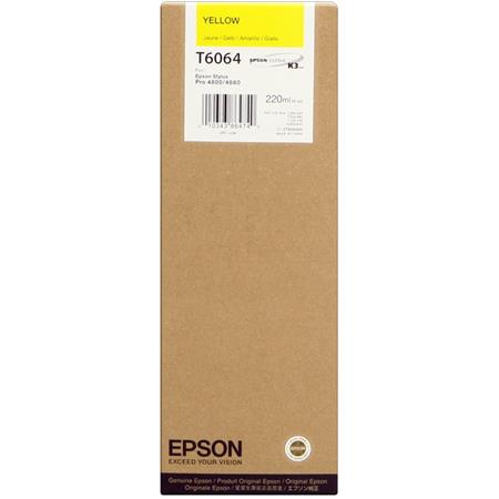 Epson T6064 Yellow Original High Capacity Ink Cartridge (T606400)