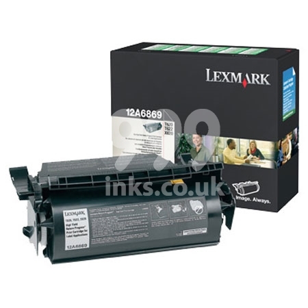 Lexmark 12A6869 Black Original High Capacity Prebate Label Toner