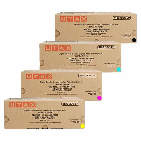 UTAX 4472610010-16 Full Set Original Laser Toner Cartridges