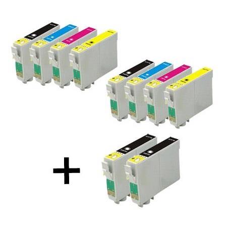 999inks Compatible Multipack Epson T1301 2 Full Sets + 2 FREE BLACK Full Set Inkjet Printer Cartridges