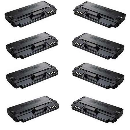 999inks Compatible Eight Pack Samsung ML-D1630A Black Laser Toner Cartridges
