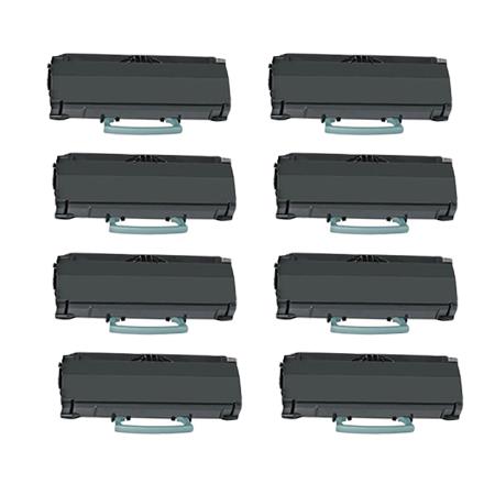 999inks Compatible Eight Pack Lexmark E360H31E Black High Capacity Laser Toner Cartridges