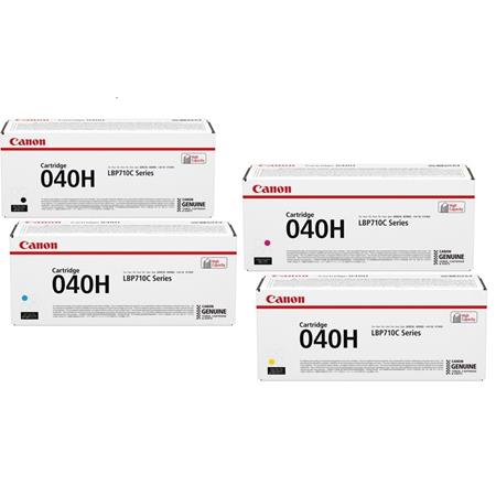 Canon 040H Full Set Original High Capacity Laser Toner Cartridges
