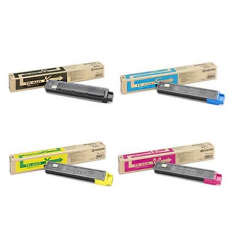 Kyocera TK8325KCMY Full Set Original Laser Toner Cartridges