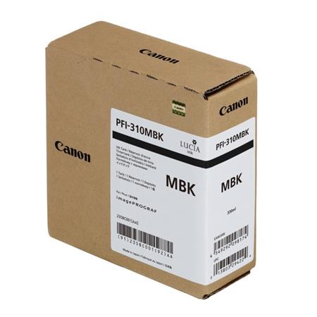 Canon PFI-310MBK (2358C001) Matte Black Original Standard Capacity Ink Cartridge
