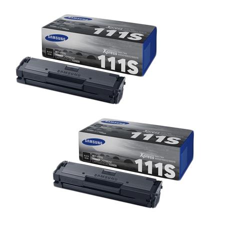 Samsung MLT-D111S Black Original Laser Toner Cartridge Twin Pack