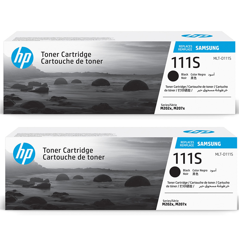 Samsung MLT-D111S Black Original Laser Toner Cartridge Twin Pack