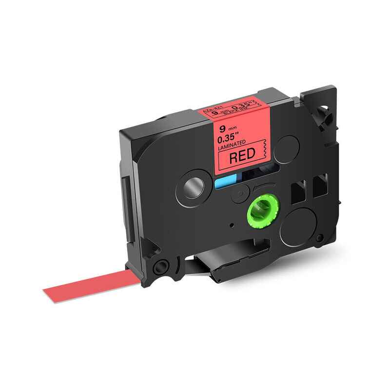 999inks Compatible Brother TZe-421 P-Touch Label Tape ( 9mm x 8m) Black On Red