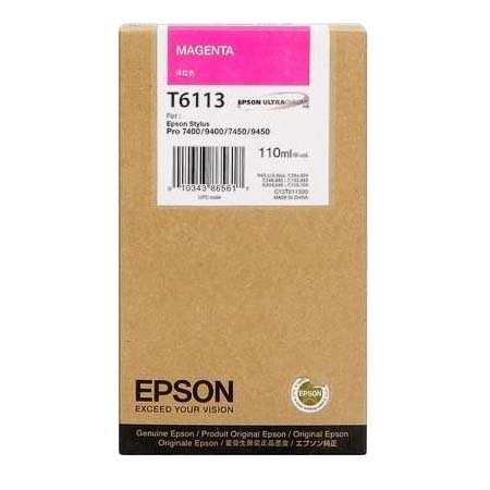 Epson T6113 Magenta Original Standard Capacity Ink Cartridge (T611300)