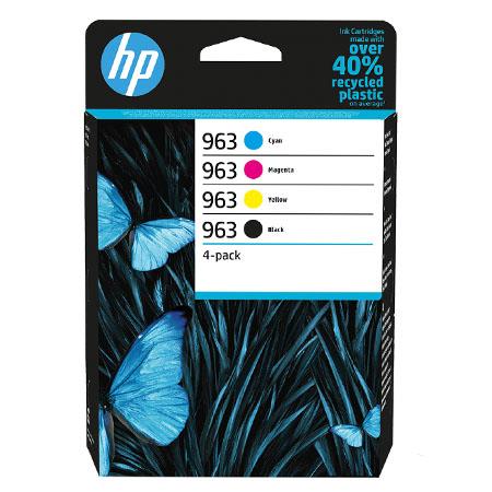 HP 963 Black and Colour Original Standard Capacity Ink Cartridge Multipack (6ZC70AE)