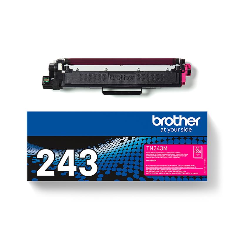Brother TN243M Magenta Original Standard Capacity Toner Cartridge