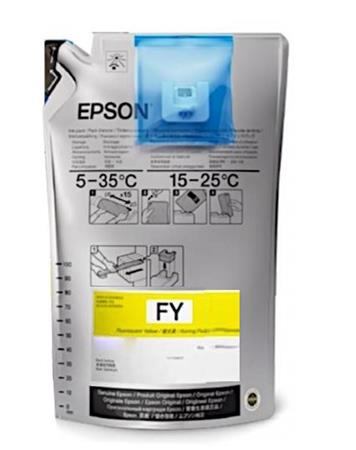 Epson T46D6 (T46D640) Flourescent Yellow Original UltraChrome DS Ink Pack (1.1L x 6)
