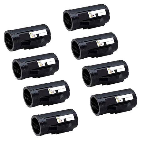 999inks Compatible Eight Pack Dell 593-BBMH Black High Capacity Laser Toner Cartridges
