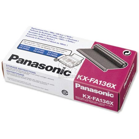 Panasonic KX-FA136X Original Cartridge and Ribbon