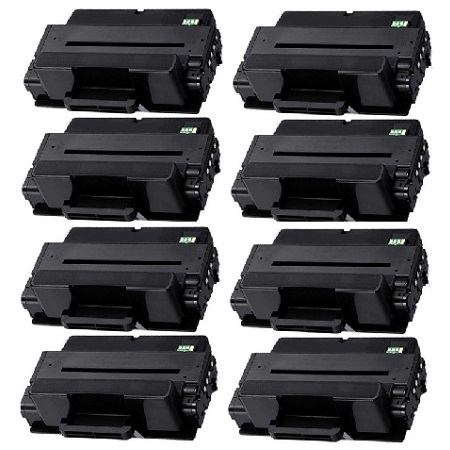 999inks Compatible Eight Pack Samsung MLT-D205E Black Laser Toner Cartridges