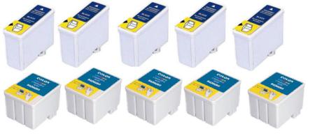 999inks Compatible Multipack Epson S189/S191 5 Full Sets Inkjet Printer Cartridges