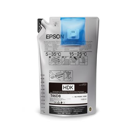 Epson T46D8 (T46D840) Black Original UltraChrome DS High Density Ink Pack (1.1L x 6)