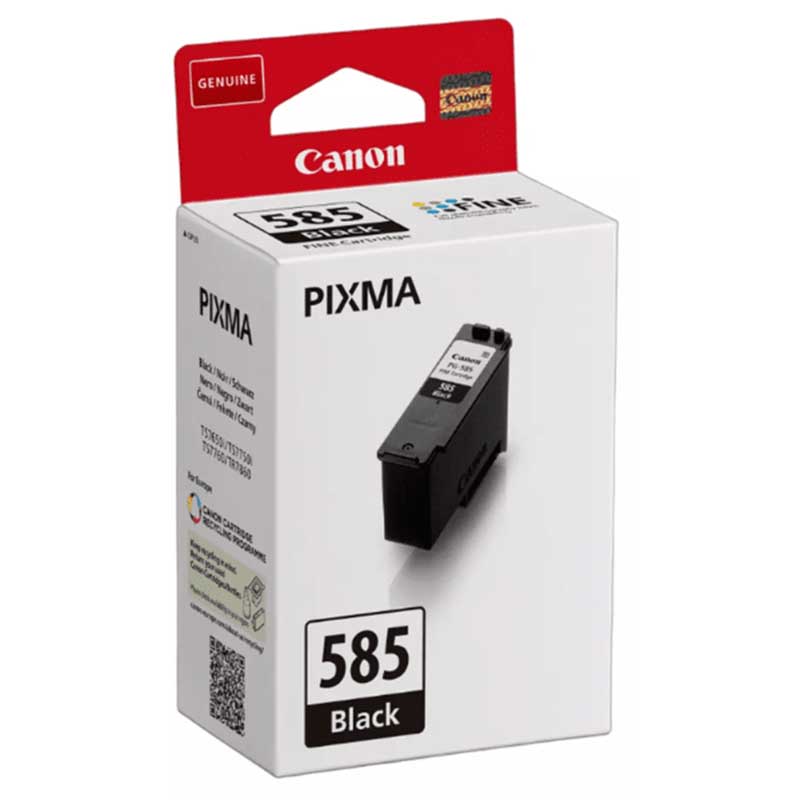 Canon PG-585 Black Original Standard Capacity Ink Cartridge