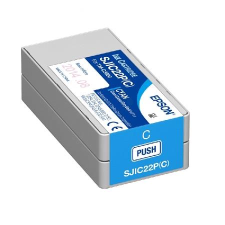 Epson SJIC22PC (S020602) Cyan Original Ink Cartridge