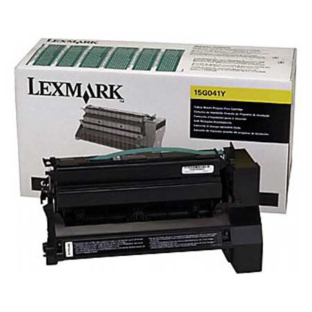 Lexmark 15G041Y Yellow Original Return Program Toner Cartridge