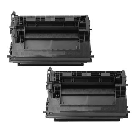 999inks Compatible Twin Pack HP 37X Black High Capacity Laser Toner Cartridges